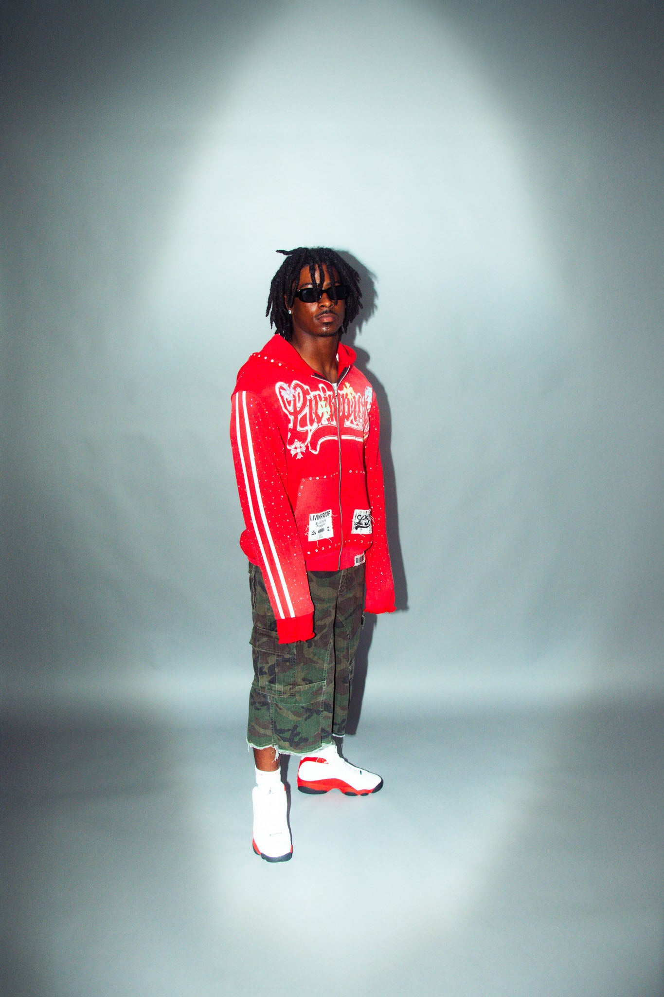 Red LivinProof Zip-Up