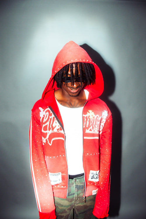 Red LivinProof Zip-Up