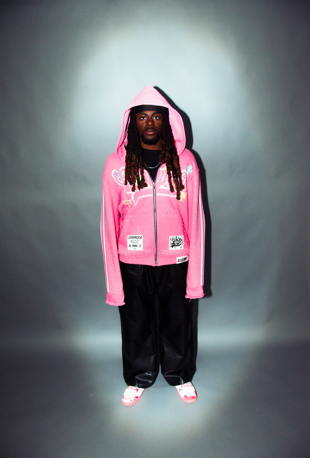 Pink LivinProof Zip-Up
