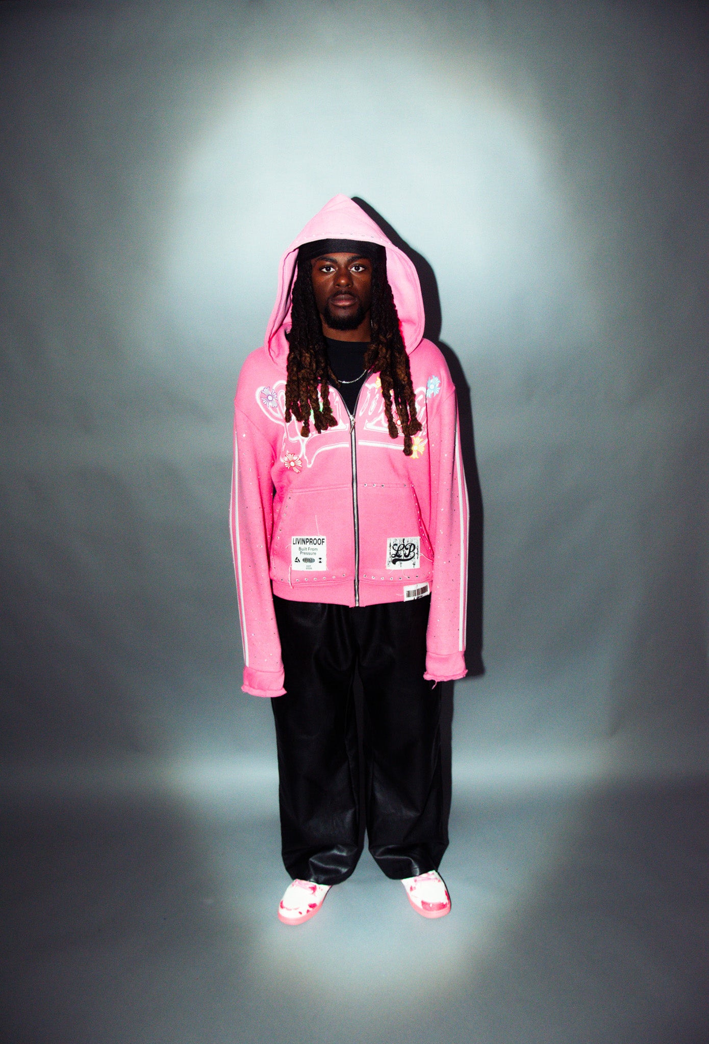 Pink LivinProof Zip-Up