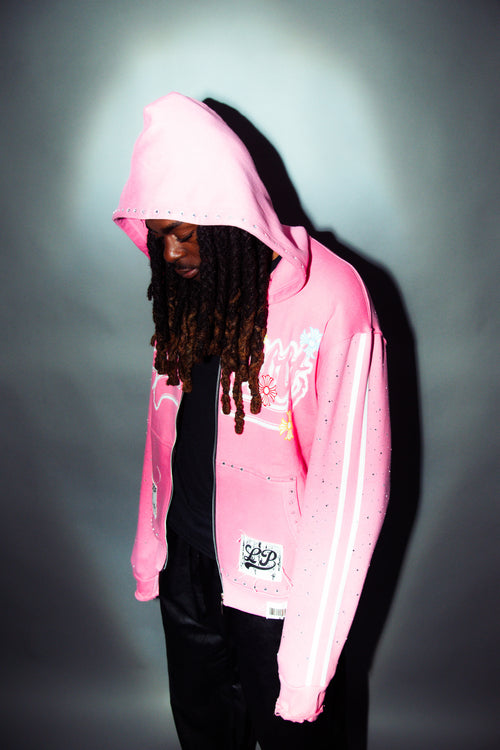 Pink LivinProof Zip-Up