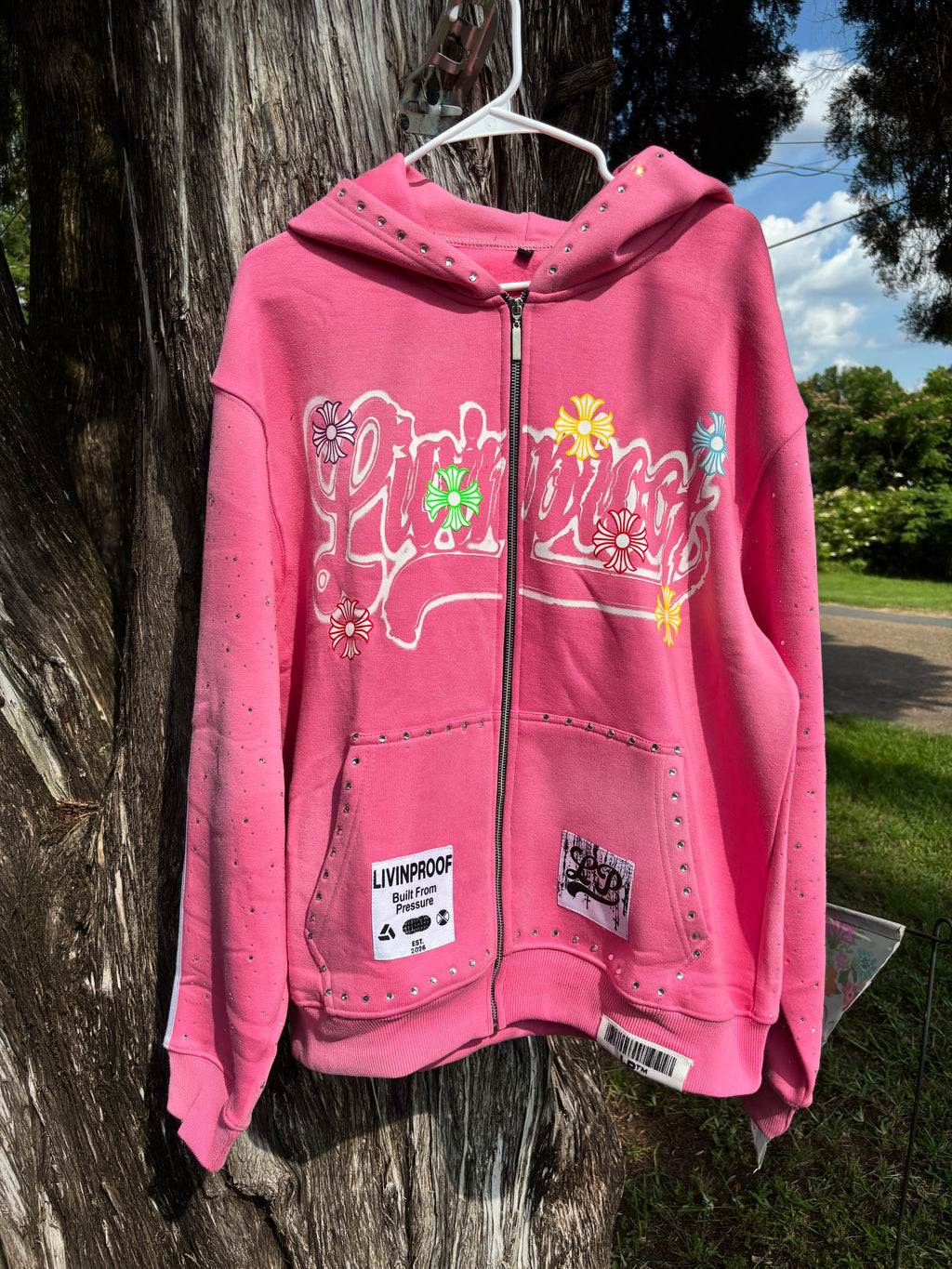 Pink LivinProof Zip-Up